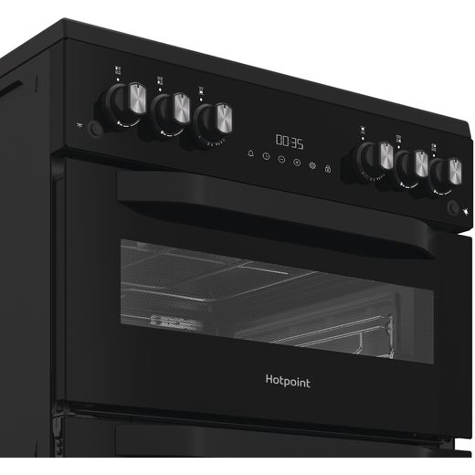Hotpoint Gas Cooker - Black - Control panel